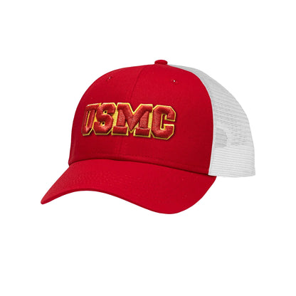 USMC 3D Embroidered Patch Structured Trucker Hat