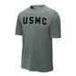 USMC Arch Black Performance T-Shirt