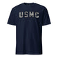 USMC Arch Blackout Woodland Camo T-Shirt
