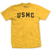 USMC Arch T-Shirt - GOLD