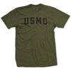 USMC Arch T-Shirt - OD GREEN