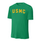 USMC Arch Gold Performance T-Shirt