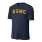 USMC Arch Gold Performance T-Shirt