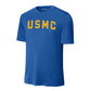 USMC Arch Gold Performance T-Shirt