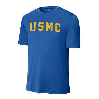 USMC Arch Gold Performance T-Shirt