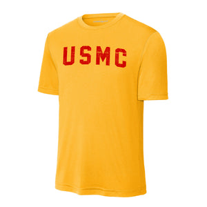 USMC Arch Red Performance T-Shirt