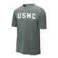 USMC Arch White Performance T-Shirt