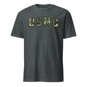 USMC Arch Woodland Camo T-Shirt
