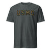 USMC Arch Woodland Marpat Camo T-Shirt - CHARCOAL HEATHER
