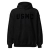 USMC Black Arch Hoodie - Black