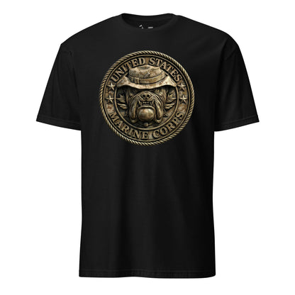 USMC Bulldog Desert Boonie Hat T-Shirt
