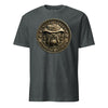 USMC Bulldog Desert Boonie Hat T-Shirt - CHARCOAL HEATHER