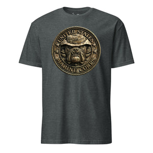 USMC Bulldog Desert Boonie Hat T-Shirt