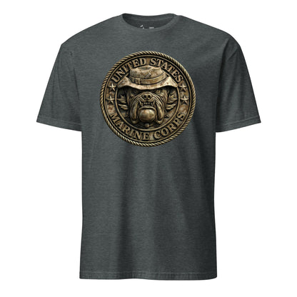 USMC Bulldog Desert Boonie Hat T-Shirt