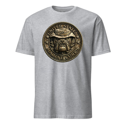 USMC Bulldog Desert Boonie Hat T-Shirt