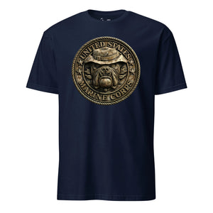 USMC Bulldog Desert Boonie Hat T-Shirt