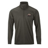 USMC Bulldog Performance Quarter Zip Pullover - CHARCOAL