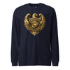 USMC Eagle Wings Long Sleeve T-Shirt - NAVY