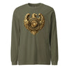 USMC Eagle Wings Long Sleeve T-Shirt - OD GREEN