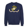 USMC Flag Crewneck Sweatshirt - Navy