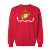 USMC Flag Crewneck Sweatshirt - Red