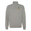 USMC Flag Quarter Zip Sweatshirt - Grey