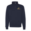 USMC Flag Quarter Zip Sweatshirt - Navy