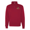 USMC Flag Quarter Zip Sweatshirt - Red