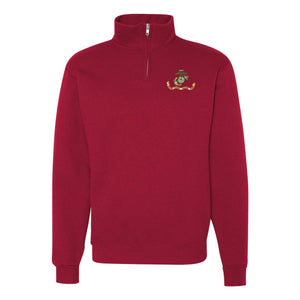 USMC Flag Quarter Zip Sweatshirt