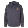 USMC Flag Camo Fleece Performance Hooded Sweatshirt - CHARCOAL