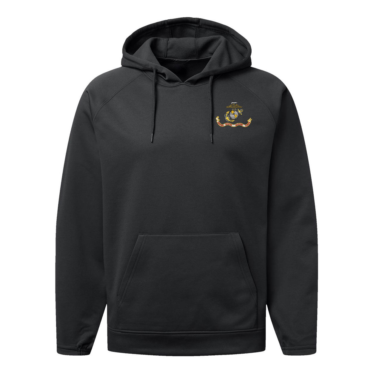 USMC Flag Performance Fleece Hooded Sweatshirt