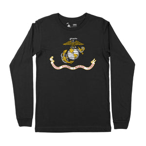 USMC Vintage Flag Long Sleeve T-Shirt