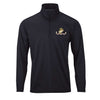 USMC FLAG Performance Quarter Zip Pullover - BLACK