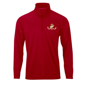USMC FLAG Performance Quarter Zip Pullover