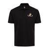 USMC Flag Performance Polo Shirt - BLACK