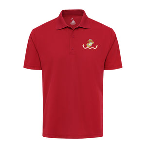 USMC Flag Performance Polo Shirt