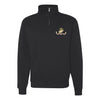 USMC Flag Quarter Zip Sweatshirt - BLACK