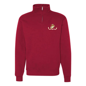 USMC Flag Quarter Zip Sweatshirt