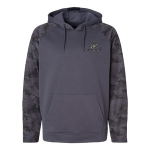 USMC Flag Subdued Camo Fleece Performance Hooded Sweatshirt