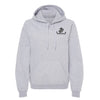 USMC Flag Subdued Embroidered Hoodie - Grey