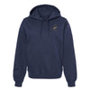 USMC Flag Subdued Embroidered Hoodie - Navy