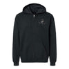 USMC Flag Subdued Full Zip Hoodie - Black