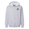 USMC Flag Subdued Full Zip Hoodie - Grey