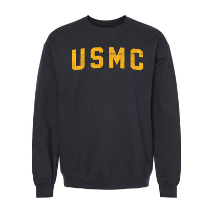 USMC Gold Arch Crewneck Sweatshirt