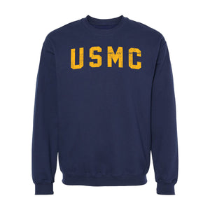 USMC Gold Arch Crewneck Sweatshirt