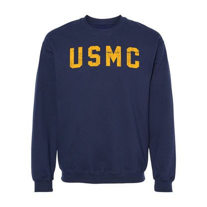 USMC Gold Arch Crewneck Sweatshirt
