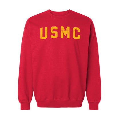 USMC Gold Arch Crewneck Sweatshirt
