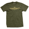 USMC Jump Wings T-Shirt - OD GREEN
