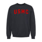 USMC Red Arch Crewneck Sweatshirt