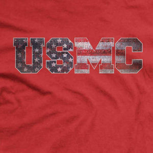 USMC Rivet Flag T-Shirt